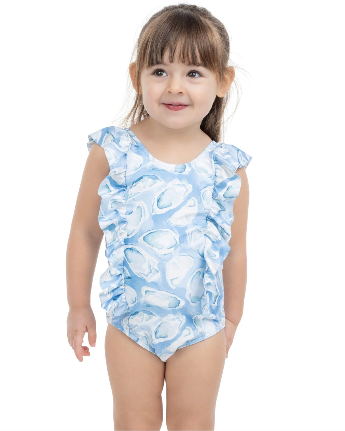 The Nantucket Girls Ruffle One Piece UPF 50+