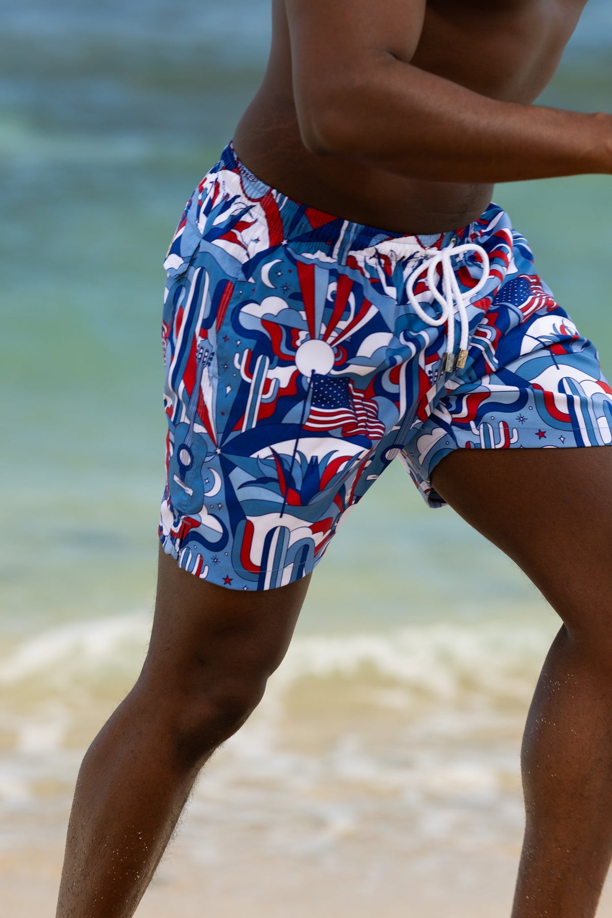 The Americana Limited Edition Swim Trunks