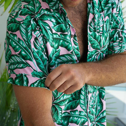 The Fronds With Benefits Short Sleeve Shirt