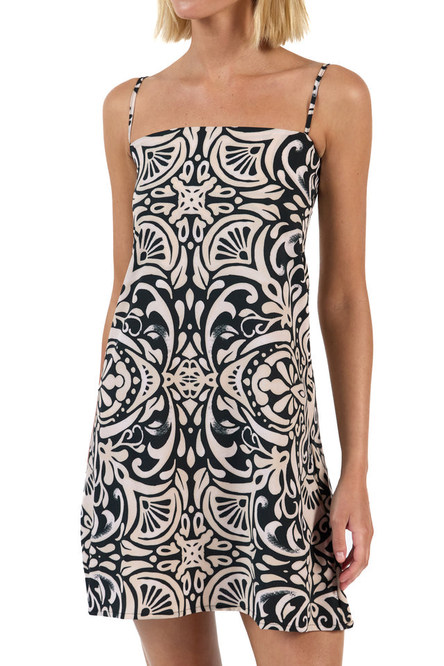 The Mallorca Sunset Mini Dress