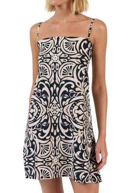 The Mallorca Sunset Mini Dress