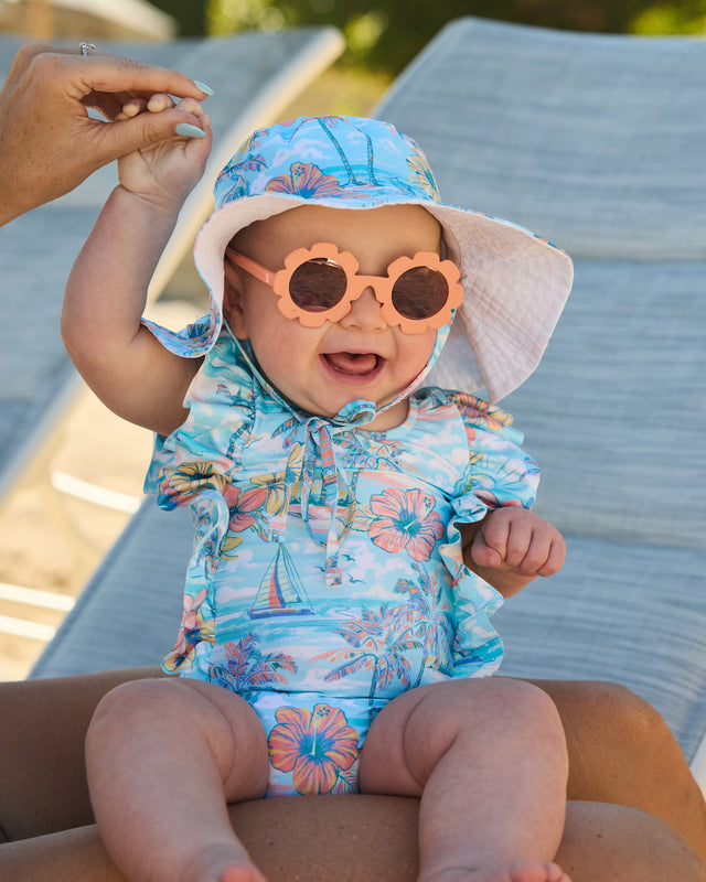 The BVIs Kids Bucket Hat UPF 50+