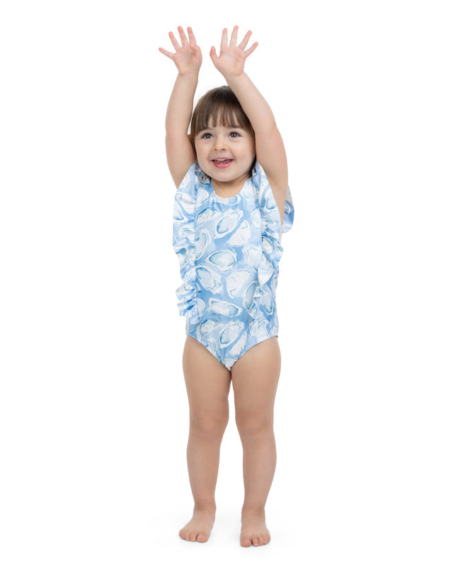 The Nantucket Girls Ruffle One Piece UPF 50+