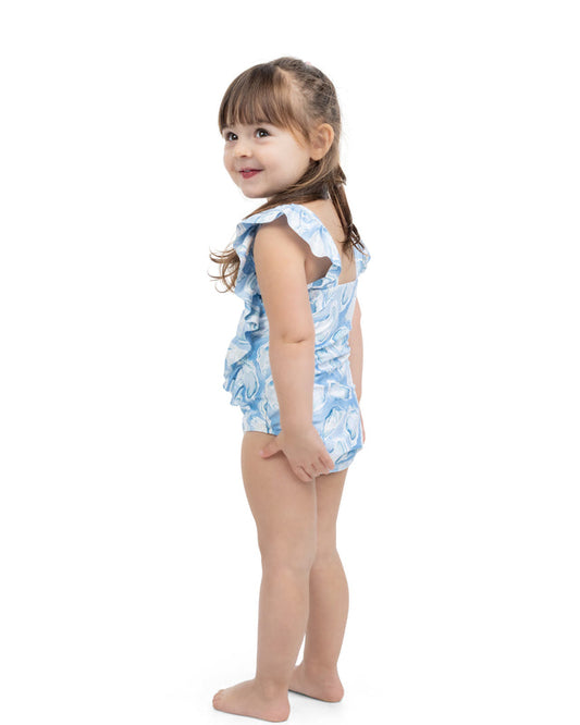 The Nantucket Girls Ruffle One Piece UPF 50+