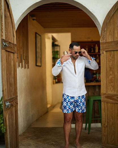 The Greece Swim Trunks
