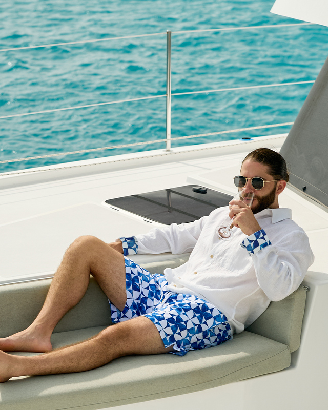 The Greece Long Sleeve Linen Shirt