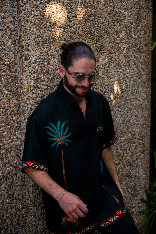 The Sundowner Short Sleeve Silk Shirt