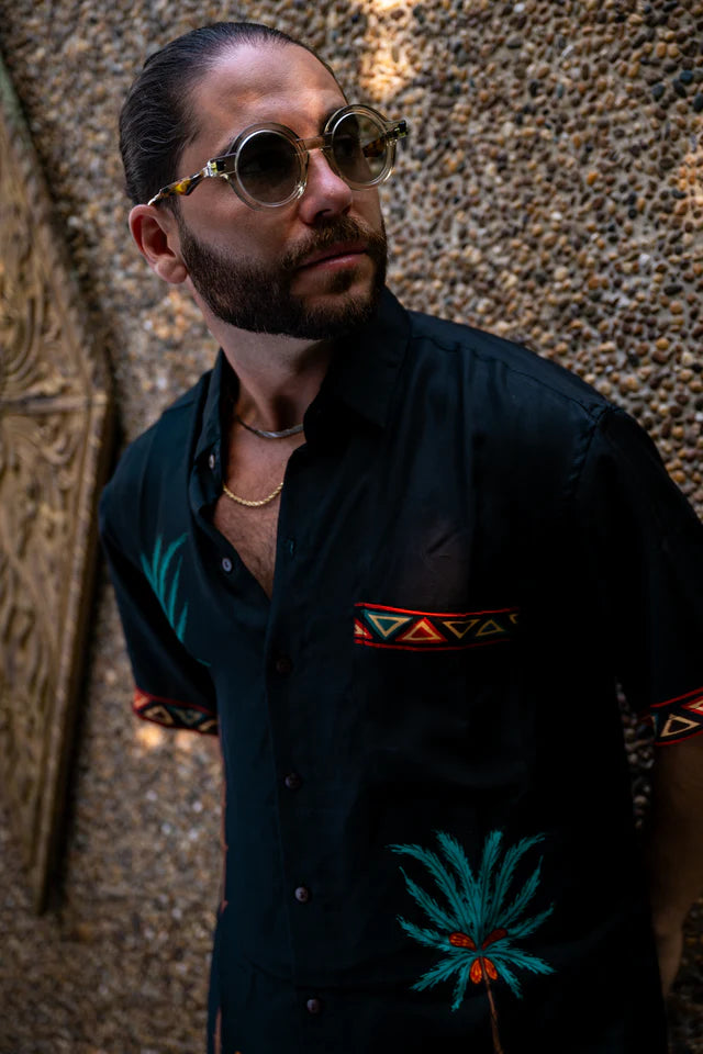 The Sundowner Short Sleeve Silk Shirt