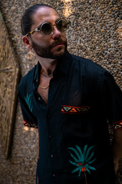 The Sundowner Short Sleeve Silk Shirt