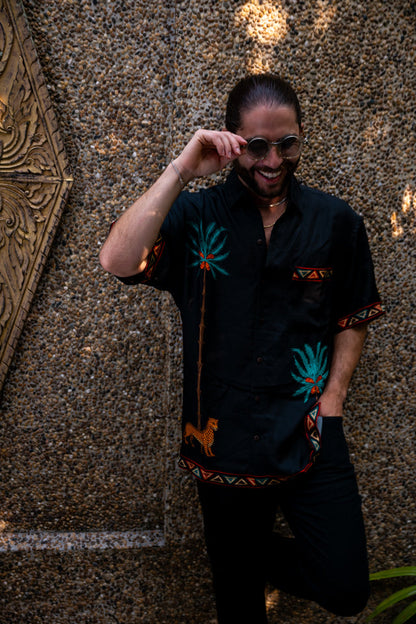 The Sundowner Short Sleeve Silk Shirt