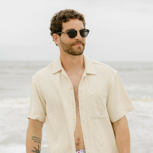 The Thatch Me If You Can Camp Collar Short Sleeve Shirt