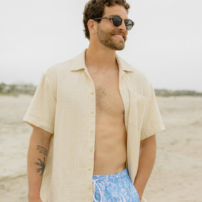 The Thatch Me If You Can Camp Collar Short Sleeve Shirt