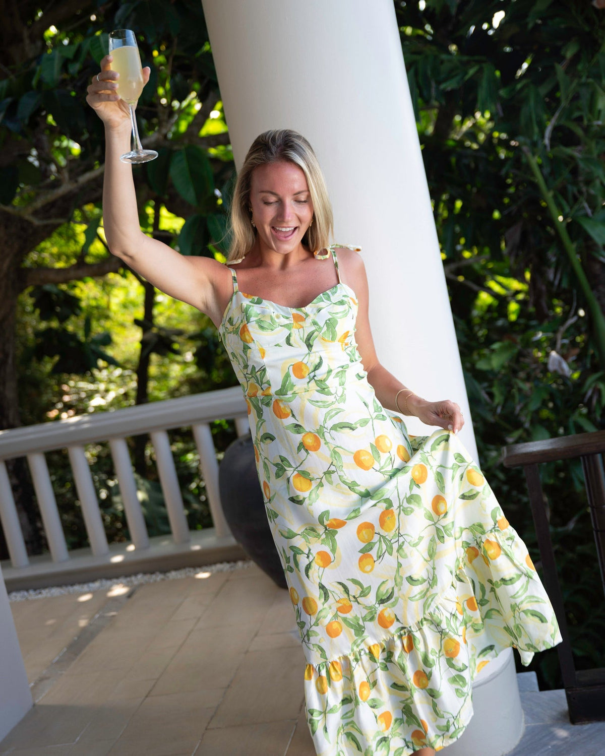 The Valencia Silk Sweetheart Dress